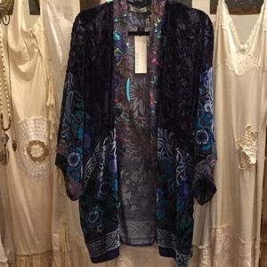 Velvet Paparazzi cardigan top, size S/M